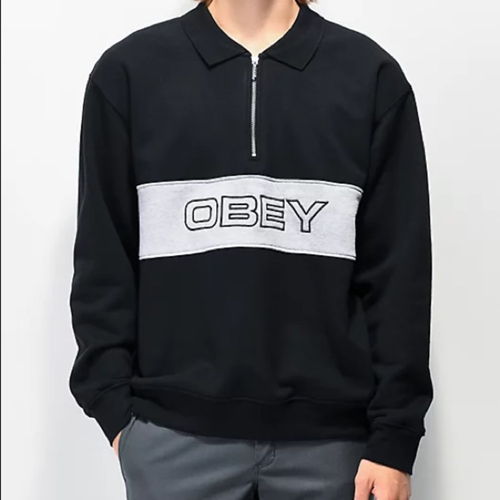 quarter zip sweatshirt